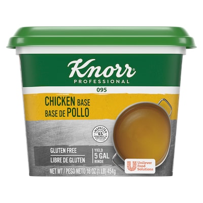 Knorr® Professional 095 Chicken Base 12 x 1 lb - 